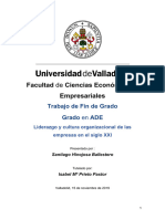 Facultad de Ciencias Económicas y Empresariales: Trabajo de Fin de Grado Grado en ADE