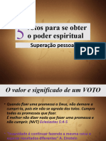 5 Votos para Se Obter o Poder Espiritual