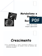 Aula de Metabolismo Bacteriano e Genã© Tica