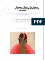 Ebook A Cultural History of Hair in The Modern Age 1St Edition Geraldine Biddle Perry Editor Online PDF All Chapter