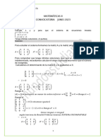 Matemáticas Ii Convocatoria Junio 2023: Ejercicio 1. (Álgebra)