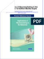 Applications of Neuromarketing in The Metaverse 1St Edition Monika Gupta Online Ebook Texxtbook Full Chapter PDF