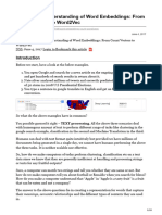 NLP An Intuitive Understanding of Word Embeddings From Count Vectors To Word2Vec