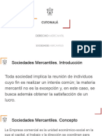 Diapositivas Sociedades Mercantiles. Estudio para Examen