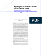 Dơnload Corporate Attribution in Private Law 1st Edition Rachel Leow Full Chapter