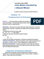 Class 9th and 1st Year Chemistry Chapter 1 Mix