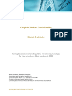 Relatório Formação Obrigatória SU Orto