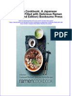 Dơnload Ramen Cookbook: A Japanese Cookbook Filled With Delicious Ramen Recipes (2nd Edition) Booksumo Press Full Chapter