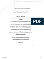 Monografia PS. Personalidad - Maltrato Infantil Desde UN Enfoque Conductista