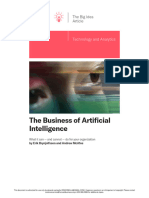 The Business of Artificial Intelligence 