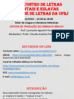 Padre Leonardo XIII Encontro de Letras Orientais e Eslavas UFRJ 2022