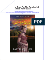 Get A Privileged Bride For The Rancher 1st Edition Faith Quinn PDF Full Chapter