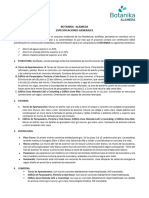 Resumen de Especificaciones BOTANIKA v.2 Inclusion Corporacion