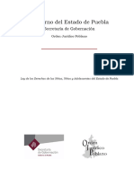 Ley de Los Derechos de Las Niñas Niños y Adolescentes Del Estado de Puebla EV 10072023