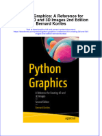 Dơnload Python Graphics: A Reference For Creating 2D and 3D Images 2nd Edition Bernard Korites Full Chapter