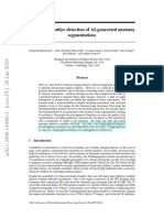 Rule-Based Outlier Detection of AI-generated Anatomy Segmentations