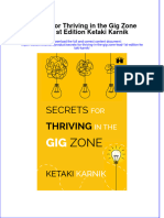 Dơnload Secrets For Thriving in The Gig Zone Lead 1st Edition Ketaki Karnik Full Chapter