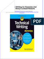 Dơnload Technical Writing For Dummies 2nd Edition Sheryl Lindsell-Roberts Full Chapter