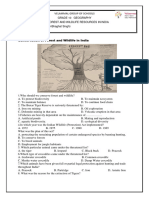 GEO G10 LN 2 Forest and Wild Life Resources QUESTION BANK