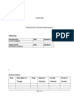 TswanLab Procedure For - Risk Management2020