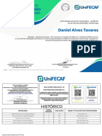 Certificado Pós-Graduação - Daniel Alves Tavares