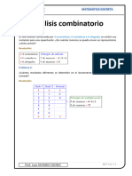 Analisis Combinatorio - Ejercicios de Aplicación Solucionario