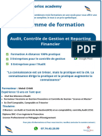 Programme Formation Audit Contrôle de Grstion Et Reporting Financier