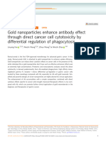 Gold Nanoparticles Enhance Antibody Effect Through Direct Cancer Cell Cytotoxicity by Differential Regulation of Phagocytosis