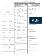 08 Mixed Operations Brackets Directed