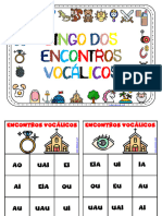 Encontro Vocalico Educacao Infantil Bingo