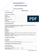 Agent Application Form