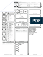 Pandora CharacterSheet