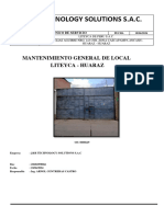 Informe Tecnico Mantenimiento General