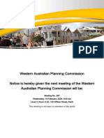 Western Australian Planning Commission Agenda Alias