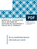 Legislación en El Sistema de Gestión de Seguridad y Salud en El Trabajo SESIÓN 2