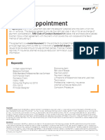 Form of Appointment - Issue 1