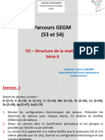 Structure de La Matière - TDs-série 6 Corrigée-Saloua JEMJAMI