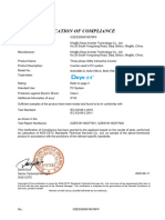 Certificate Iec62109-2