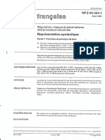 Norme Francaise NF E 04-203-1 Regulation, Mesure, Automatisme Des Processus Industriel