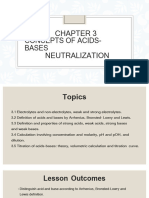 Chapter 3 - Acid Base