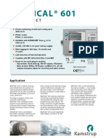 Multical 601 Data Sheet