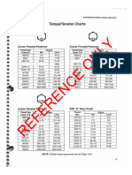 Tabla Torque Diferencial