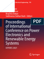 Proceedings of International Conference On Power Electronics and Renewable Energy Systems