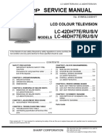 Sharp Lc-42dh77e Ru S V Lc-46dh77e Ru S V