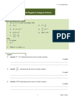 2.1 Zero Index and Negative Integral Indices