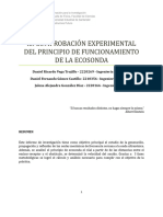 l5. COMPROBACIÓN EXPERIMENTAL DEL PRINCIPIO DE FUNCIONAMIENTO DE LA ECOSONDA