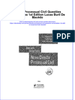 Direito Processual Civil Questões Comentadas 1st Edition Lucas Buril de Macêdo Full Chapter Download PDF