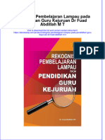 Rekognisi Pembelajaran Lampau Pada Pendidikan Guru Kejuruan DR Fuad Abdillah M T Full Chapter Download PDF