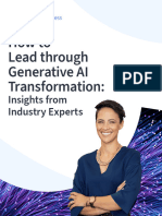 How To Lead Through GenAI Transformation