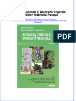 Botanica Generale E Diversità Vegetale 4th Edition Gabriella Pasqua Full Chapter Download PDF